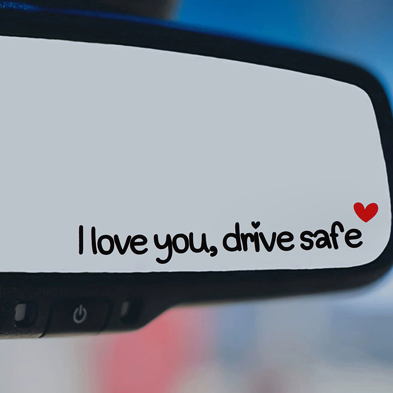 Car Accessories For Women - Seni Seviyorum Güvenli Sürüş Araba Ayna