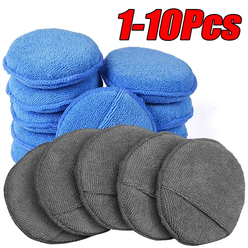 Car Wax Polishing Pad - 10 adet araba detaylandırma aplikatör pedleri
