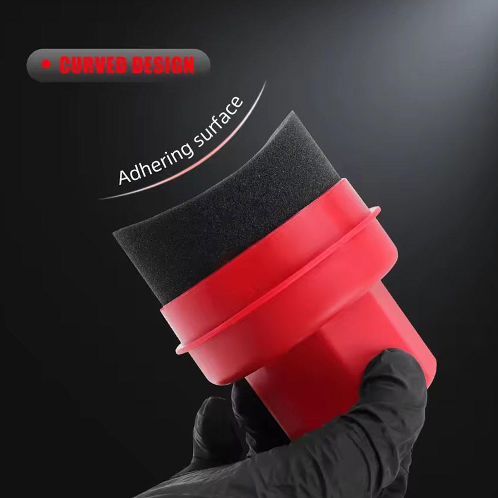 Car Wax Polishing Pad - Yeniden Kullanılabilir Lastik Cilası Uygulama Süngeri