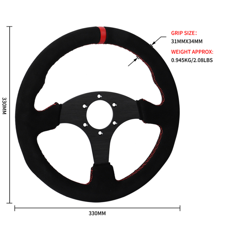Car Accessories Logo - Süet Yarış Direksiyon Simidi Desteği Özel