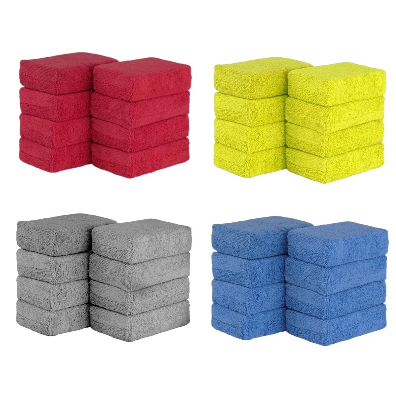 Car Wax Polishing Pad - 8 adet mikrofiber araba balmumu aplikatör