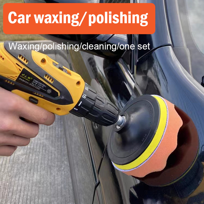 Car Wax Polishing Pad - 3 inç 75mm Parlatıcı Sünger Ped