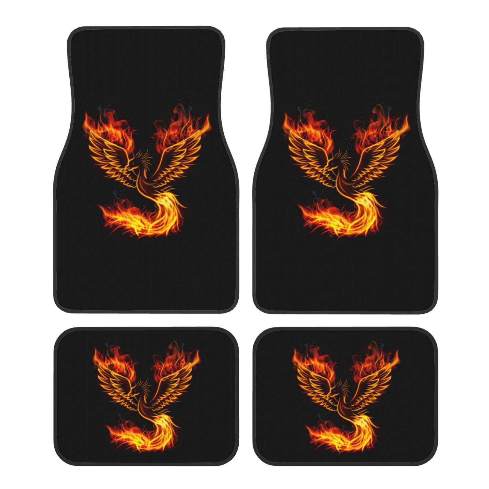 Car Accessories Phoenix - Alev Kuşu Ateş Anka Baskılı Araba