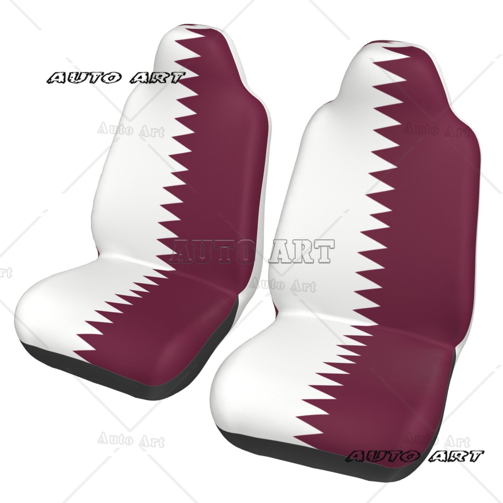Car Accessories Qatar - Katar Bayrağı Baskılı Vatansever Temalı Araba