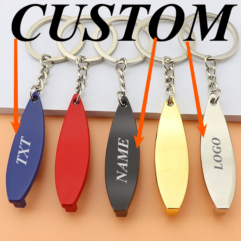Car Accessories Wholesale - 1 adet Özel Anahtarlık Kişiselleştirilmiş Metal