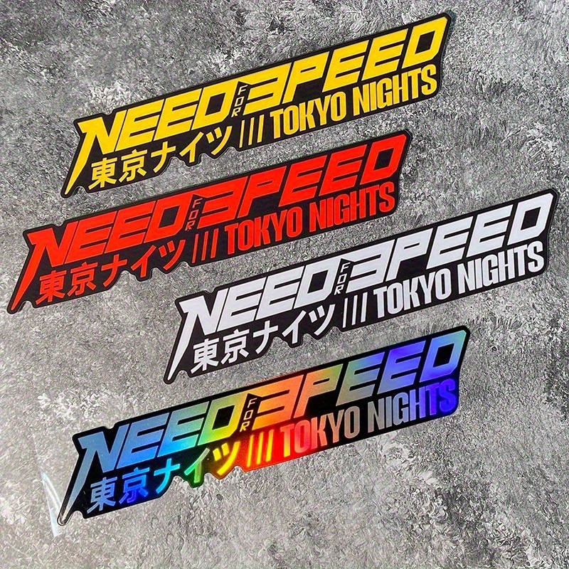 Car Accessories In Tokyo - 1 adet cesur Tokyo Nights yarış