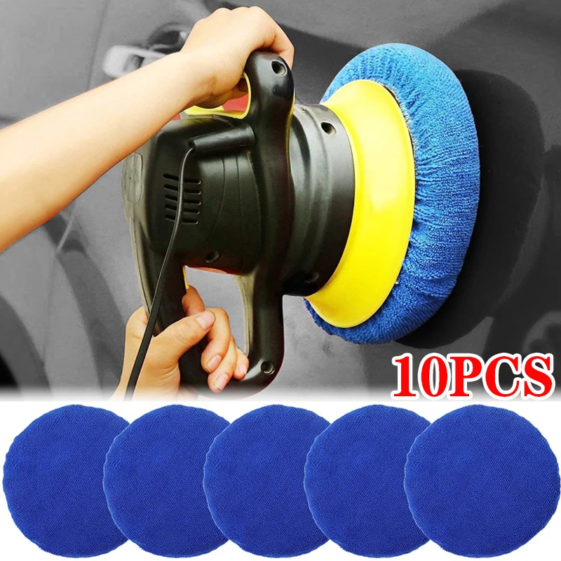 Car Wax Polishing Pad - 5-10 inç Araba Mikrofiber Parlatıcı Ped