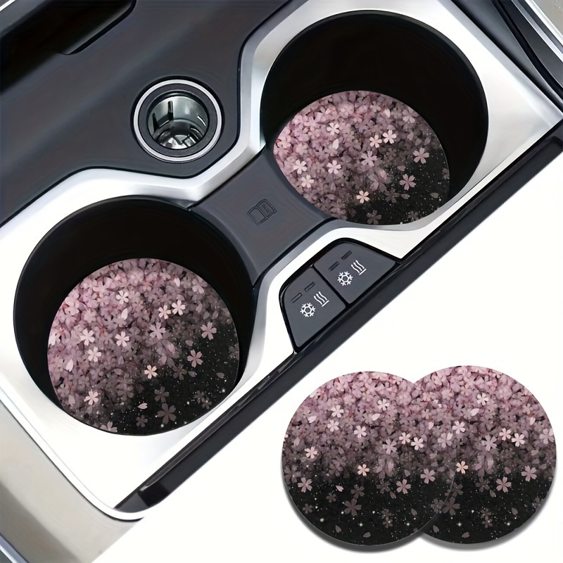 2 adet kiraz çiçeği içecek alt - Car Accessories For Women incelemesi ve fiyatı