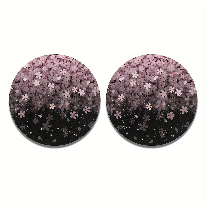 2 adet kiraz çiçeği içecek alt - Car Accessories For Women incelemesi ve fiyatı