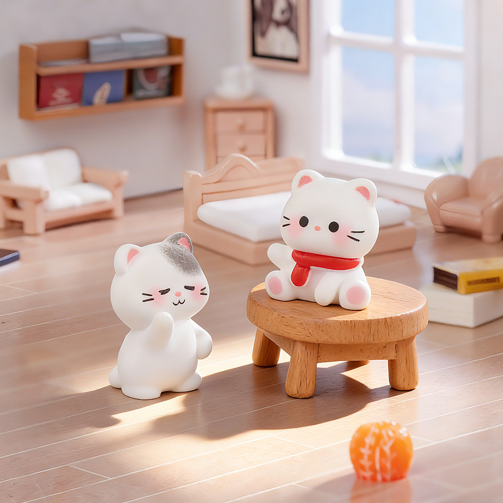 6 adet Sevimli Kedi Reçine Fig - Car Accessories Walmart incelemesi ve fiyatı