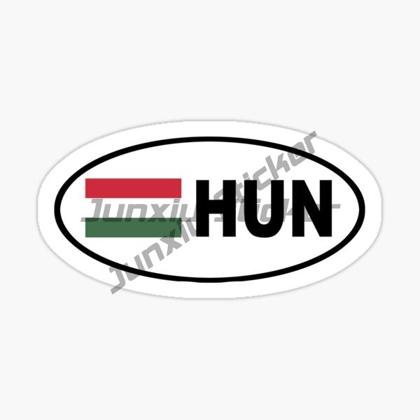 MACARİSTAN Oval Bayrak Etiket  - Car Accessories Logo incelemesi ve fiyatı