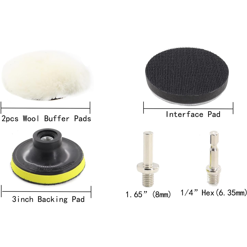 3 inç 75MM Araba Far Restorasy - Car Wax Polishing Pad incelemesi ve fiyatı