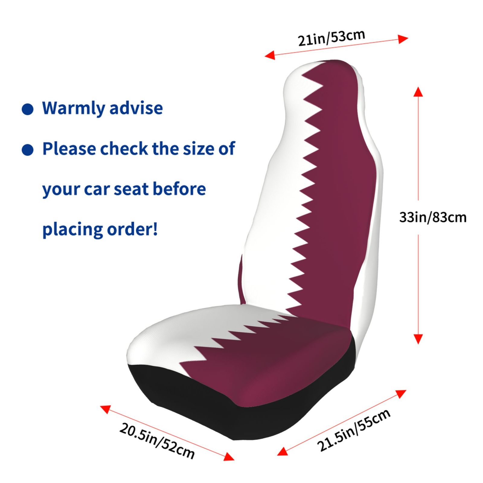 Katar Bayrağı Baskılı Vatansev - Car Accessories Qatar incelemesi ve fiyatı