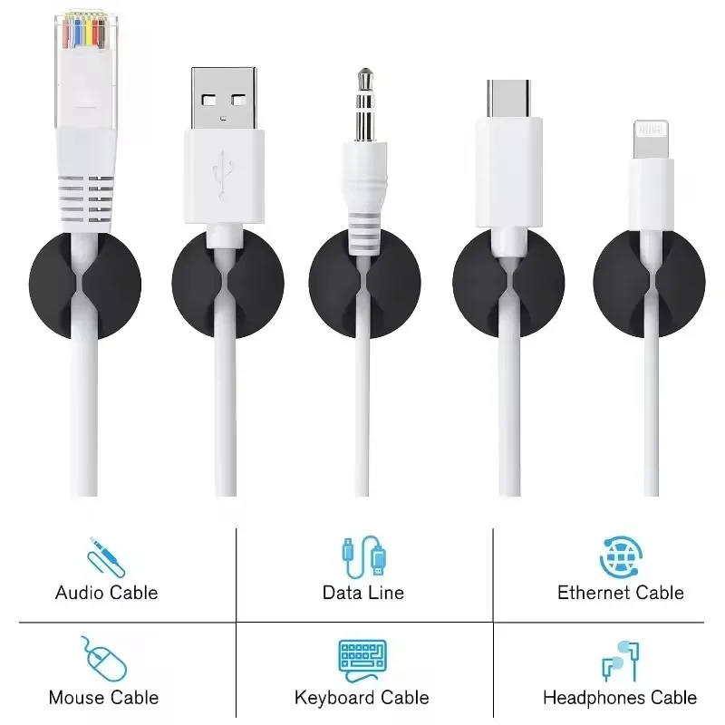 5/50 adet kablo klipsi sarıcı  - Car Cable Organizer incelemesi ve fiyatı
