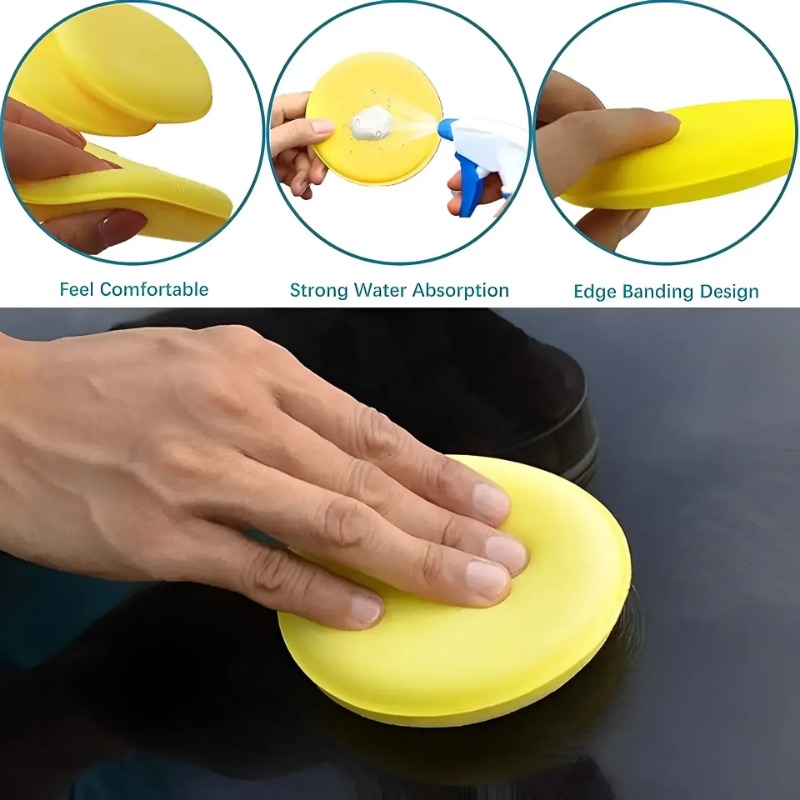 6 adet araba bakım köpük balmu - Car Wax Polishing Pad incelemesi ve fiyatı