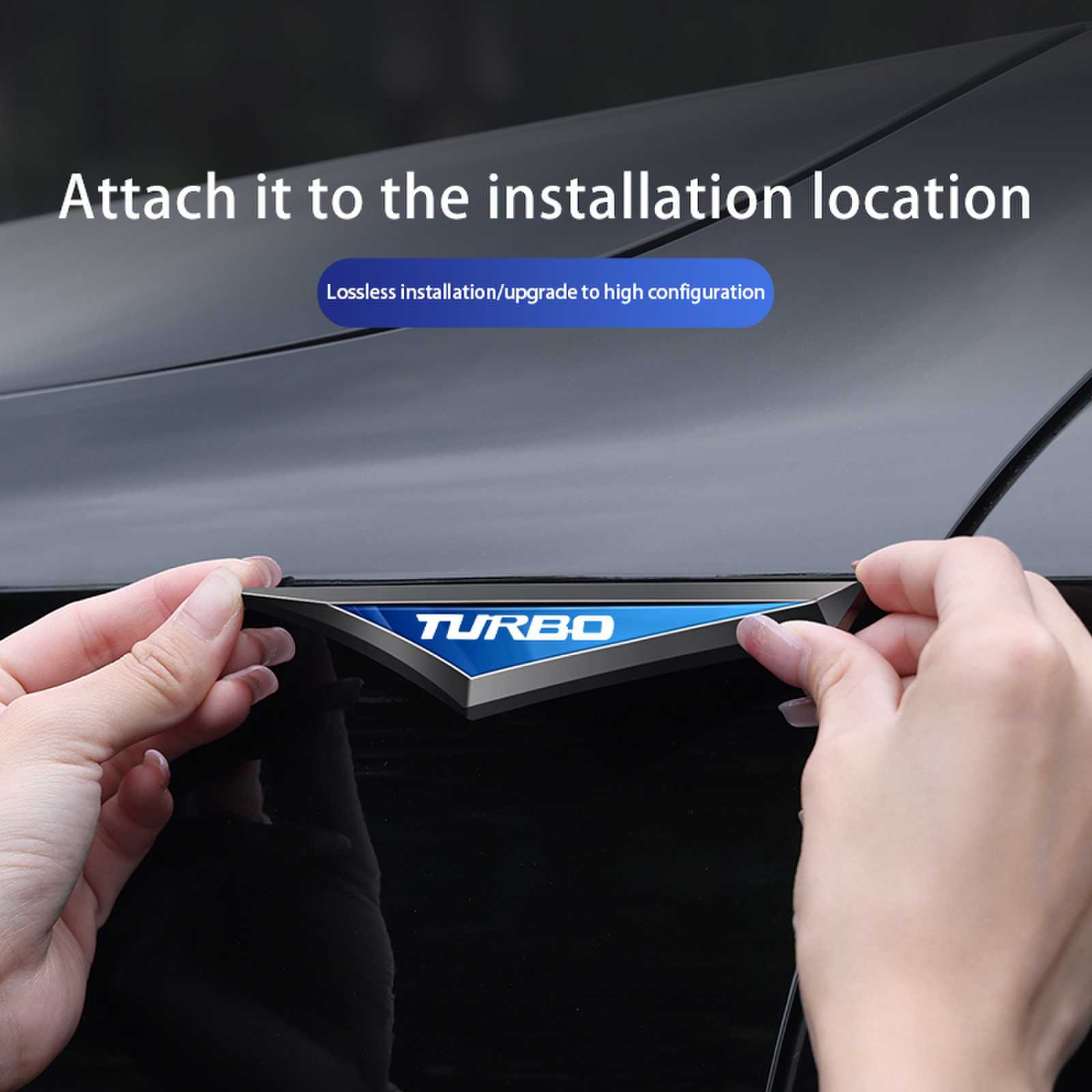 Yeni moda Turbo Logo araba Met - Car Accessories Logo incelemesi ve fiyatı