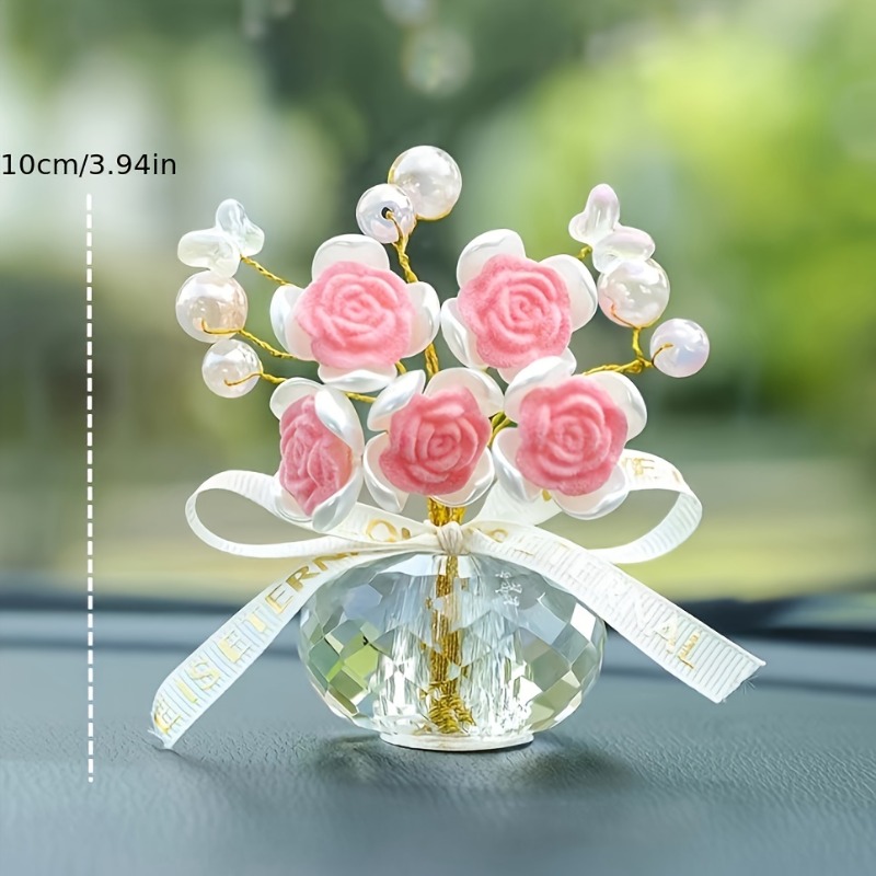 1PC Kristal Cam Gül Pano Süsle - Car Accessories Walmart incelemesi ve fiyatı