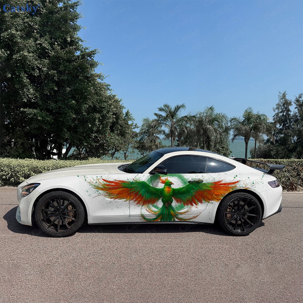 2 adet Yeşil ve Turuncu Tüylü  - Car Accessories Phoenix incelemesi ve fiyatı