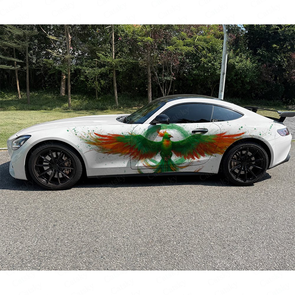 2 adet Yeşil ve Turuncu Tüylü  - Car Accessories Phoenix incelemesi ve fiyatı