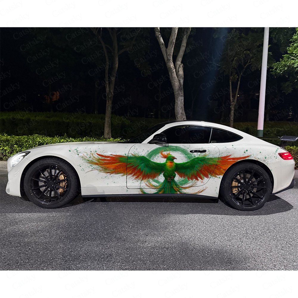 2 adet Yeşil ve Turuncu Tüylü  - Car Accessories Phoenix incelemesi ve fiyatı