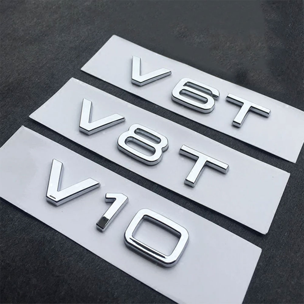 3D ABS Krom Siyah Logo V6T V8T - Car Accessories Logo incelemesi ve fiyatı