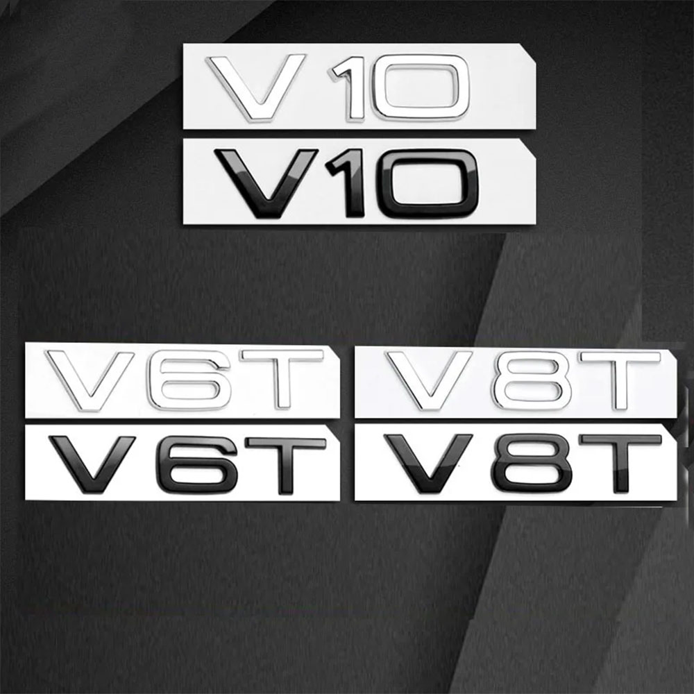 3D ABS Krom Siyah Logo V6T V8T - Car Accessories Logo incelemesi ve fiyatı