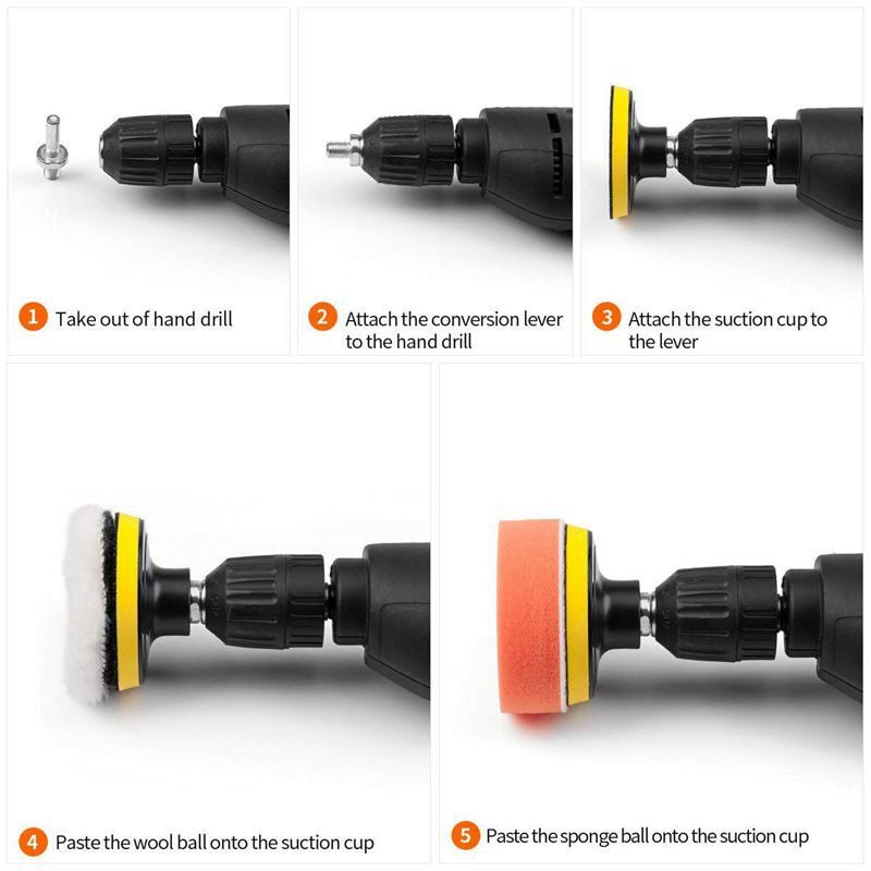 3 inç 75mm Parlatıcı Sünger Pe - Car Wax Polishing Pad incelemesi ve fiyatı