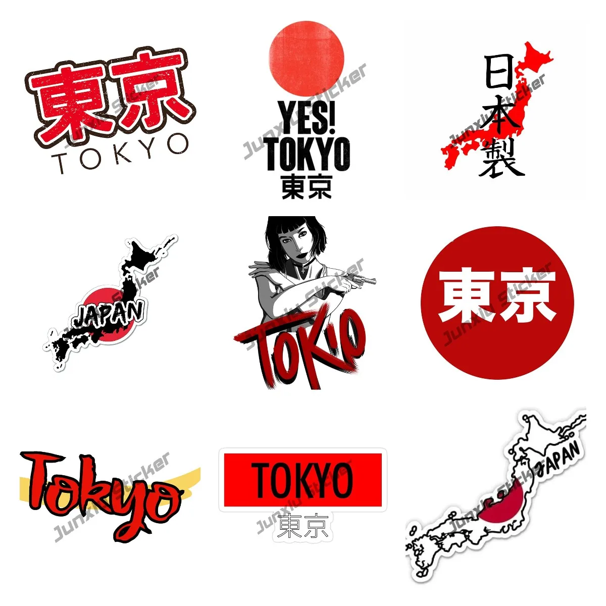 Yaratıcı araba Sticker japonya - Car Accessories In Tokyo incelemesi ve fiyatı