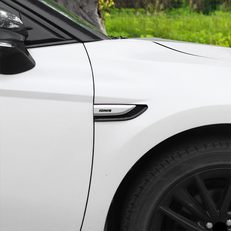 2 adet araba yan çamurluk bıça - Car Accessories Logo incelemesi ve fiyatı