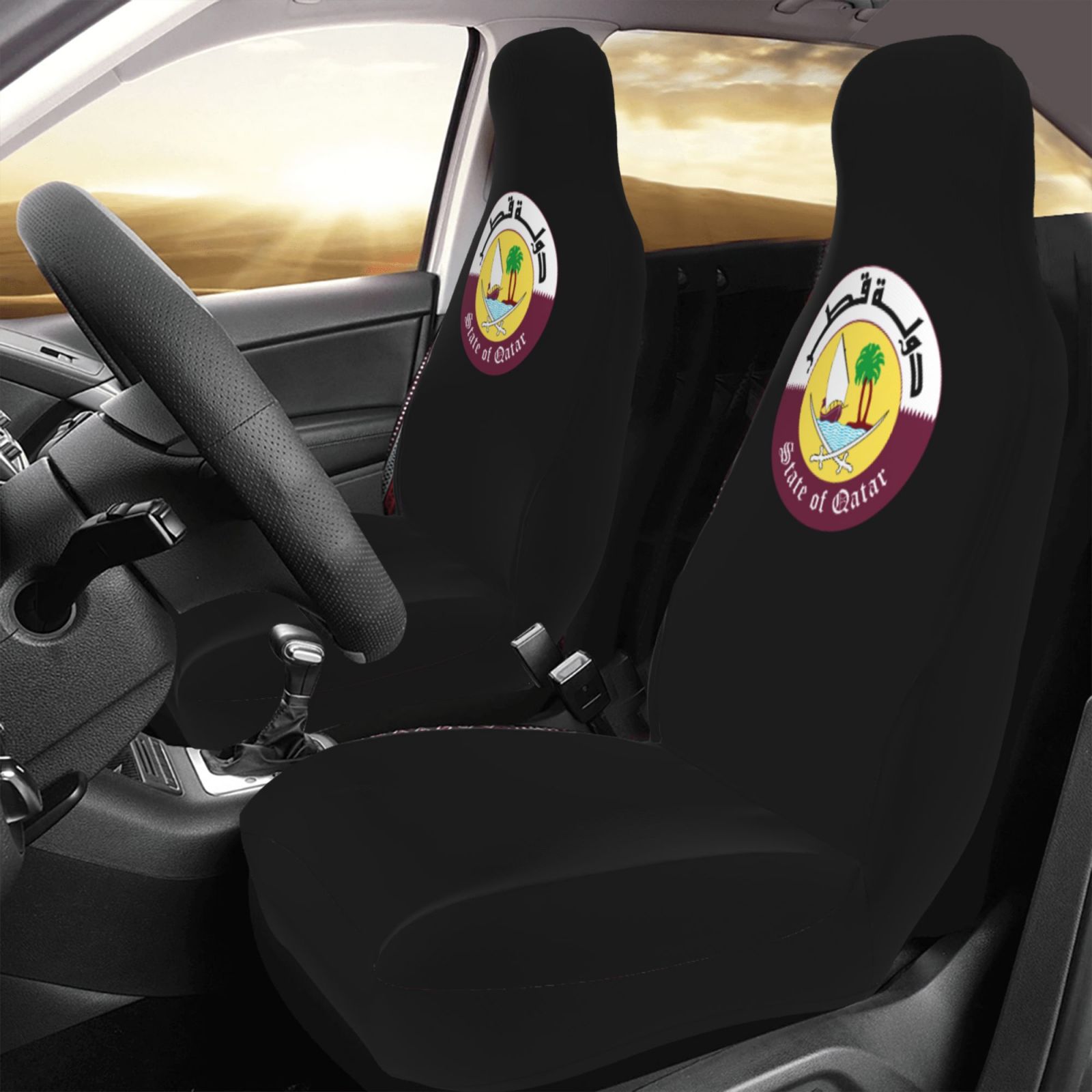 Katar Ulusal Amblemi Desenli A - Car Accessories Qatar incelemesi ve fiyatı