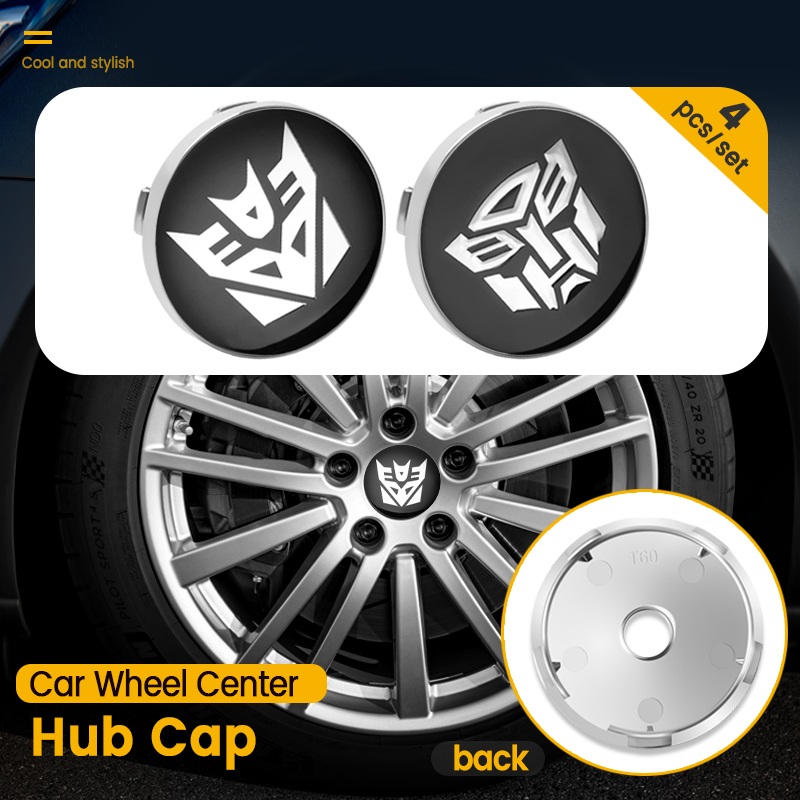 4 adet 60mm Transformers Logol - Car Accessories Logo incelemesi ve fiyatı