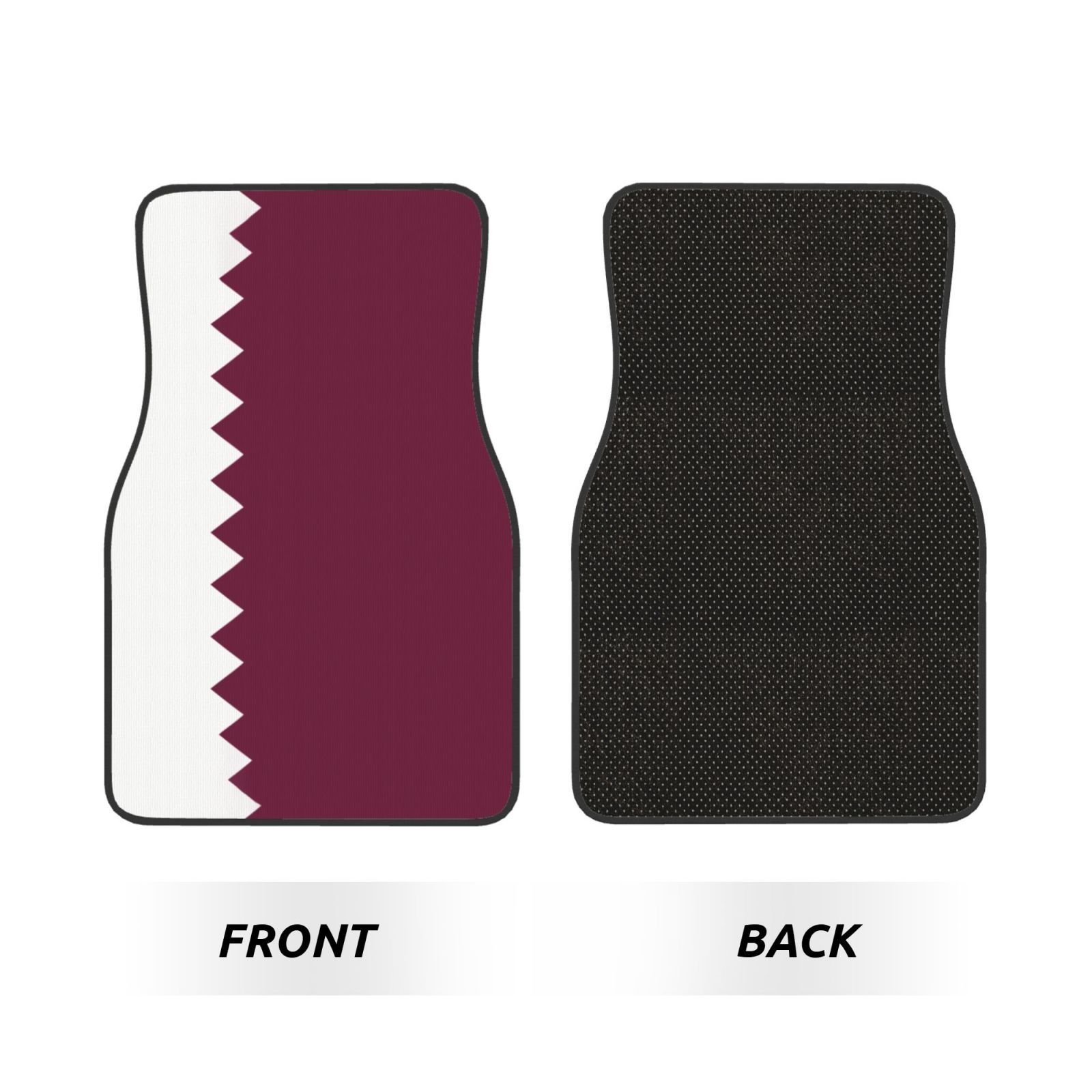 Katar Bayrağı Desenli 4 Parça  - Car Accessories Qatar incelemesi ve fiyatı