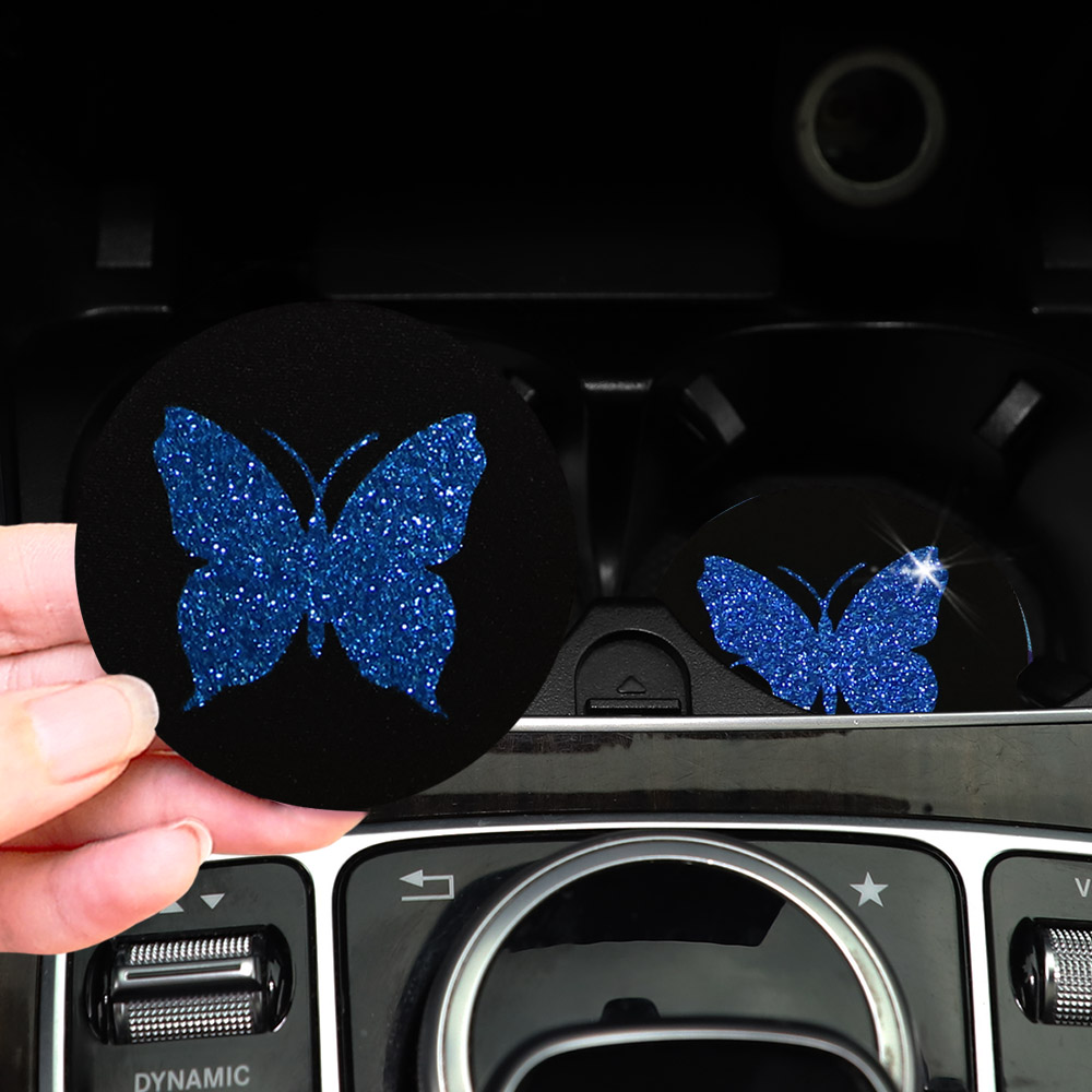 Iki sevimli pembe kelebekler G - Car Accessories For Women incelemesi ve fiyatı